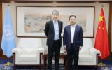 國家國際發展合作署副署長趙峰濤會見國際原子能機構副總干事劉華